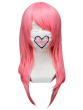 Pink 60cm Kingdom Hearts- Organization XIIIMarluxia Nylon Cosplay Wig