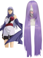 Purple 100cm Gintama Sarutobi Ayame Nylon Cosplay Wig