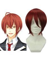 Red 30cm Starry Sky Tomoe Yoh Nylon Cosplay Wig