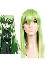 Green Code Geass-C.C. 80cm Nylon Cosplay Wig