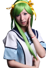 Green Code Geass-C.C. 80cm Nylon Cosplay Wig