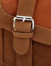 37*18*27cm Modern Brown PU Leather Women's Tote Handbag