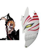 Cool White PVC Bleach Kurosaki Ichigo Hollow Half Face Cosplay Mask