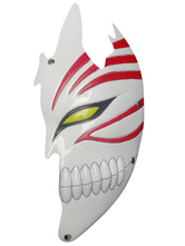 Cool White PVC Bleach Kurosaki Ichigo Hollow Half Face Cosplay Mask