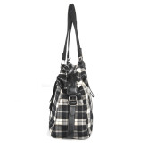 Sacoche Féminine Laine 38*32*12cm Motif Ecossais 