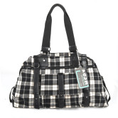 Sacoche Féminine Laine 38*32*12cm Motif Ecossais 
