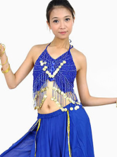 Belle Bleue Imité Bra Sequin Belly Dance