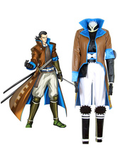 Devil Kings Sengoku Basara 2 Katakura Kojuro Cosplay Costume