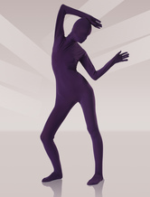 Soft Purple Silk Unisex Zentai Suits