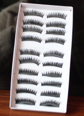Black Ten-Pair Feather False Eyelashes