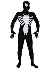 Black Lycra Spandex Zentai Suit Inspired by Spiderman