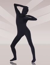Cool Black Silk Unisex Zentai Suit