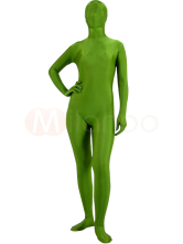 Green Lycra Spandex Unisex Zentai Suit