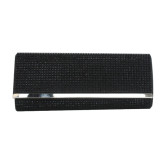 Fabulous Hollow Out Rhinesotne PU Clutch Bag