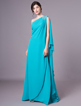 Sheath Floor-Length Hunter Green Rhinestone Sequin Evening Dress 