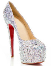 Gorgeous Colorful High Heel Rhinestone Fashion High Heels
