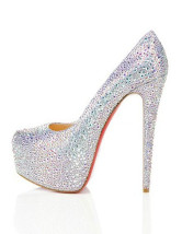 Gorgeous Colorful High Heel Rhinestone Fashion High Heels
