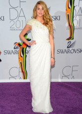Grace White Chiffon One Shoulder Floor Length Evening Dress