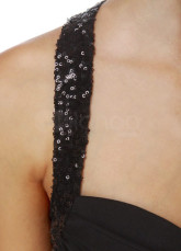 Black sexy Sweetheart Mini robe de Cocktail de filage