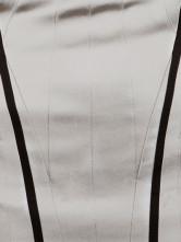 Vintage gris Terylene acétate fibre robe sans manches de parti