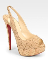 Bois Pattern Peep Toe Sling dos Womens Shoes