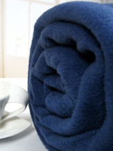Couverture de lit de Polyester chaude grand bleu