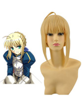 Gold Fate stay night Saber Cosplay Wig