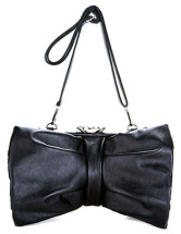 Fabulous Black Wrinkled PU Womens Shoulder Bag