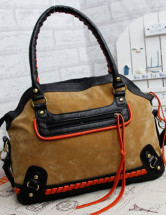 Sac à double poignées casual en PU