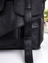 Cool Satchel Bag des femmes PU cuir boucle décoration