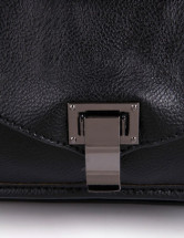 Cool Satchel Bag des femmes PU cuir boucle décoration