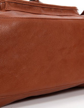 Cool Satchel Bag des femmes PU cuir boucle décoration