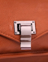 Cool Satchel Bag des femmes PU cuir boucle décoration