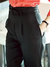 Occasionnel Slim pantalon droites des femmes