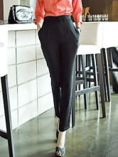 Occasionnel Slim pantalon droites des femmes