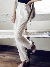 Pantalon Straight formelle Viscose Cupro féminin