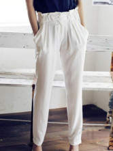 Pantalon Straight formelle Viscose Cupro féminin