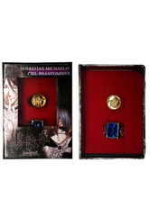 Black Butler Silvery Alloy Anime Ring Set