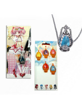 Puella Magi Madoka Magica Blue Alloy Anime Pendant Necklace