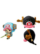 One Piece Tony Tony Chopper Black Plush Cloth Anime Hat