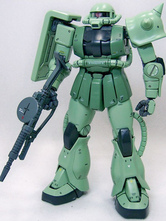 Gundam0079 Green Zaku II Anime Modal Kit