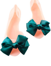 Pink Plastic Peep Toe Bow Decoration Women's Jelly Sandals