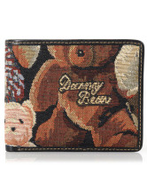 Brown Cute Bear Jacquard Polyester Wallet