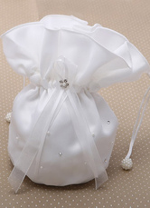 Nice Ecru White Bridal Wedding Handbag