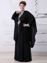 Moslemisches Kleid mit silberner Applikation