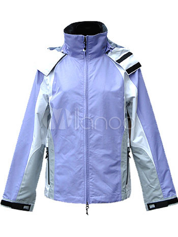 Light Purple Durable Waterproof 100% Polyester Soft Fleece Breathable Women's Ski Wear