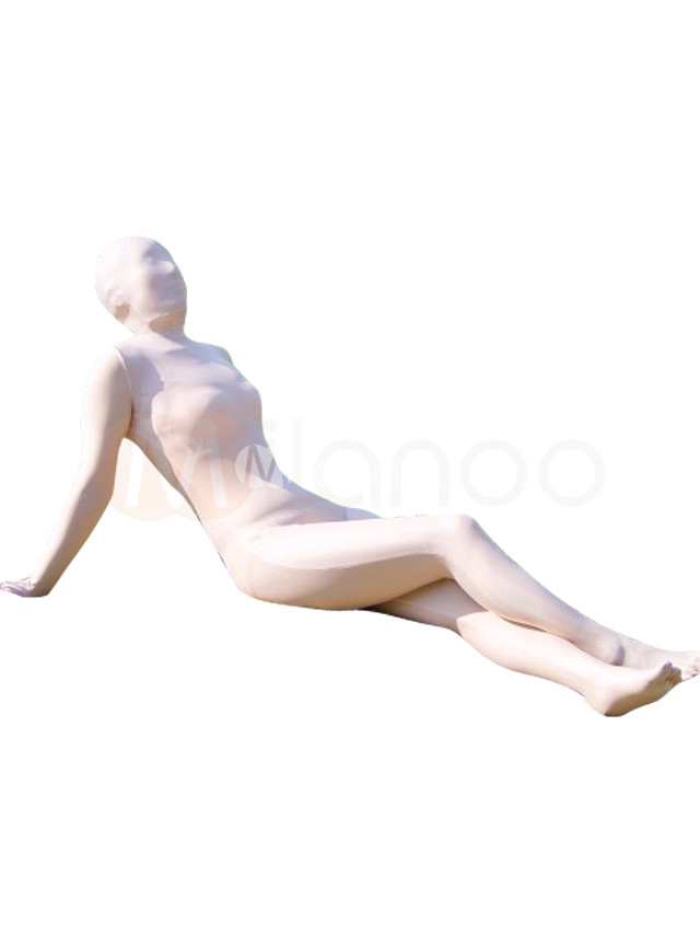 Skincolor Cotton Lycra Unisex Zentai Suit