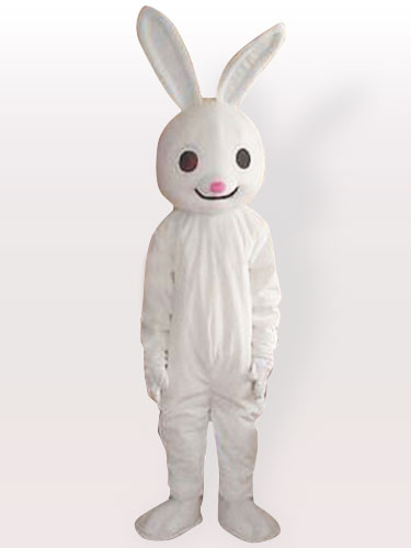 Pink Nose Easter Bunny Rabbit Adult Mascot Costume