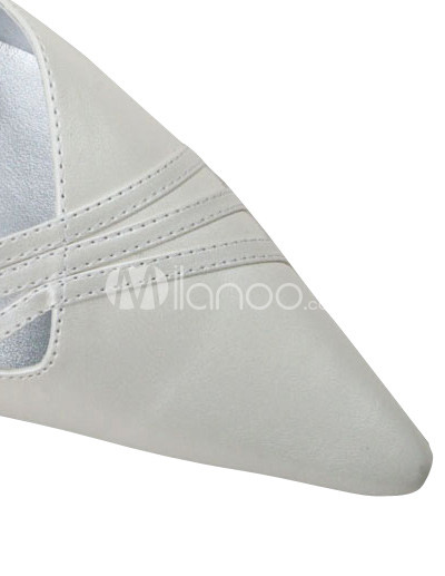 Ivory Wedding Pumps on Ivory Pu Hochzeit Pumps   Milanoo Com