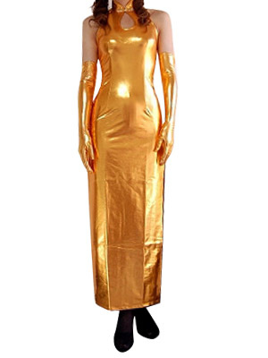 KARTA Gold Metallic Dress - ShopWiki